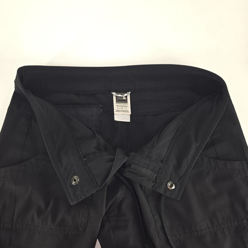 The North Face TNF Apex STH Capri Pants Women's 4 Black Soft Shell Activewear - Picture 4 of 16